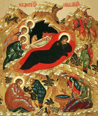 Икона Рождество Христово. Галерея икон Щигры.