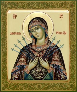Семистрельная икона Божией Матери. Галерея икон Щигры.