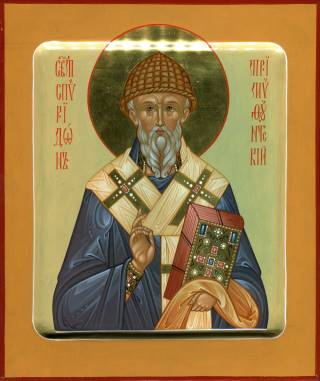Святитель Спиридон Тримифунтский. Галерея икон Щигры.