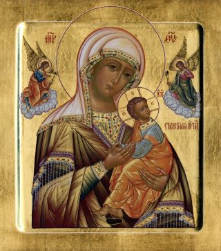 «Страстная» икона Божией Матери. Галерея икон Щигры.