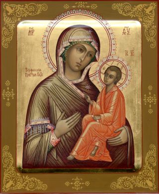 Тихвинская икона Божией Матери. Галерея икон Щигры.