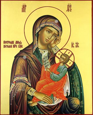 «Утоли моя печали» икона Божией Матери. Галерея икон Щигры.
