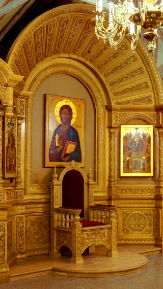 Горнее место в храме Богоявления Господня бывшего Богоявленского монастыря